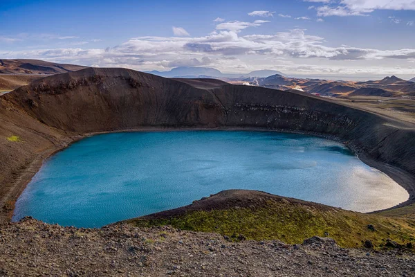 Jezioro Kraterowe Viti w Islandii — Zdjęcie stockowe