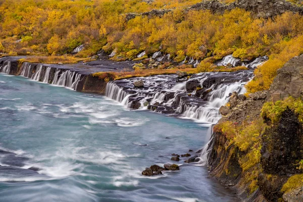 Cachoeira Barnafoss na Islândia — Fotografia de Stock