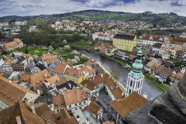 Cesky Krumlov városa Csehországban — Stock Fotó