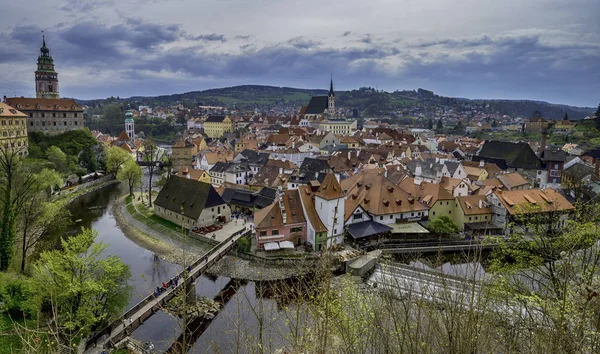 Cesky Krumlov városa Csehországban — Stock Fotó