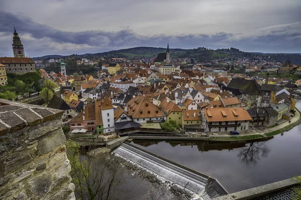 Ciudad de Cesky Krumlov en República Checa —  Fotos de Stock