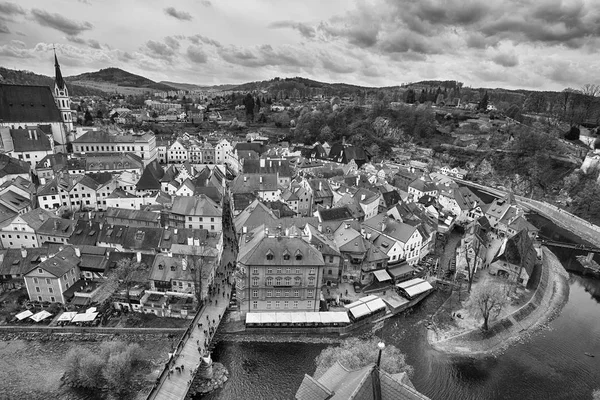 Cesky Krumlov városa Csehországban — Stock Fotó