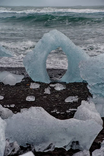 Diamon stranden i Island — Stockfoto