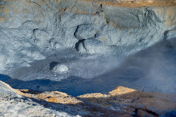 Hverir, İzlanda jeotermal faaliyetleri — Stok fotoğraf