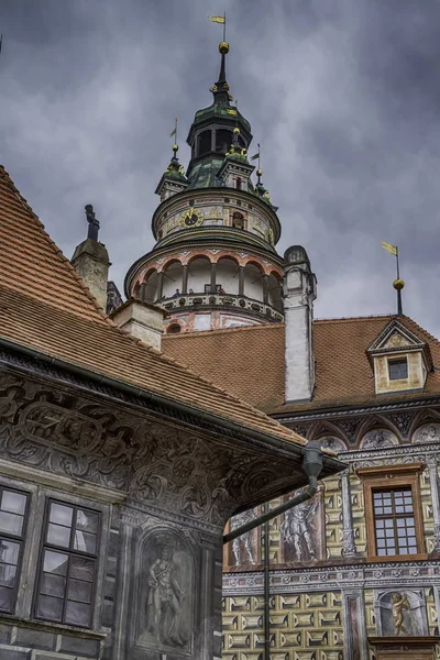 Город Чески Крумлов в Чехии — стоковое фото