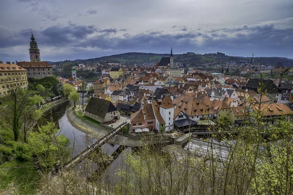 Ciudad de Cesky Krumlov en República Checa —  Fotos de Stock