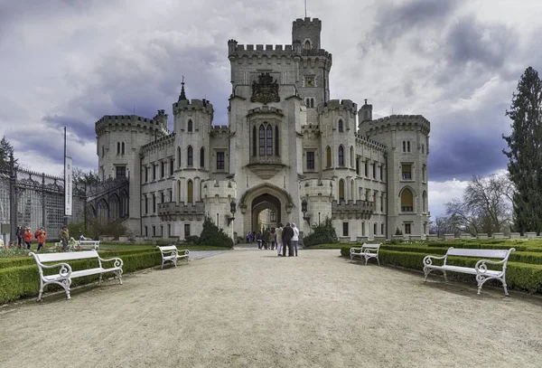 Castelo de Hluboka na República Checa — Fotografia de Stock