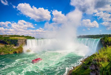 Niagara falls in Canada clipart