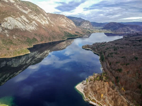 Bohinj See im Triglav Nationalpark, Slowenien — Stockfoto