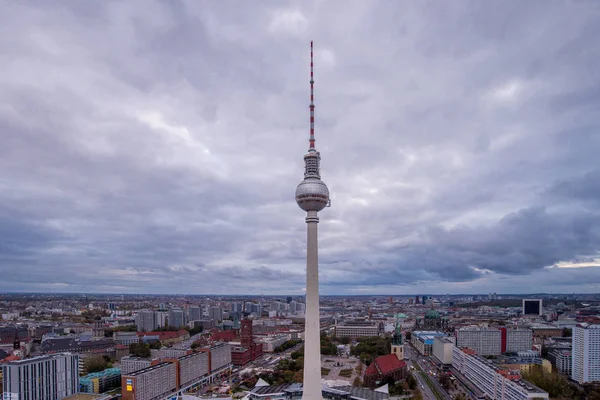 Torre de televisión en Berlín, Alemania — Foto de Stock