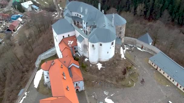 Castle Lupca Slovakya — Stok video