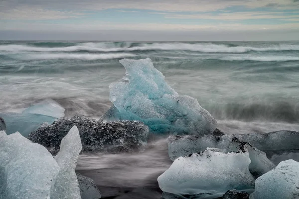 Spiaggia di diamanti in Islanda — Foto Stock