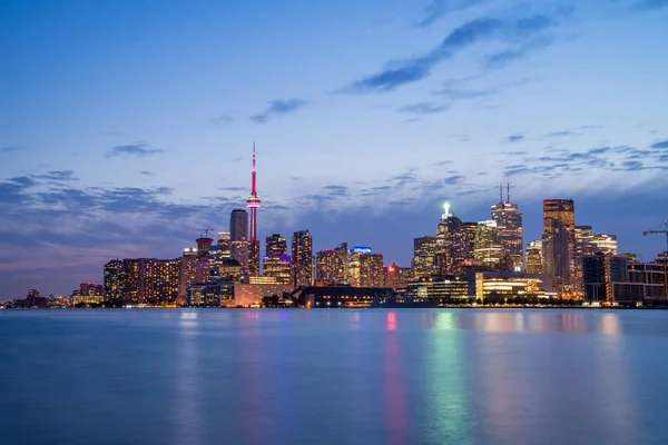 Skyline de Toronto no Canadá — Fotografia de Stock
