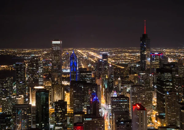 Aerial View of City Downtown — Stock Photo, Image