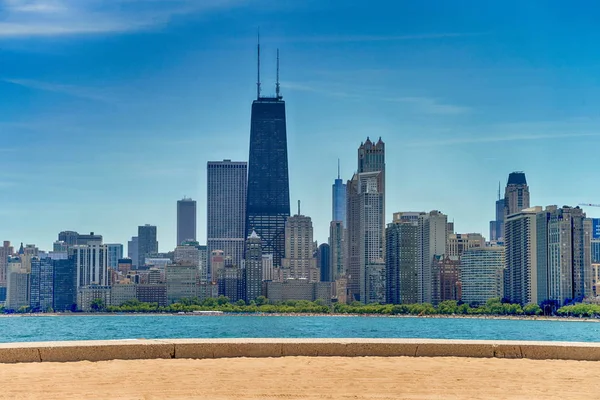 Chicago skyline centro — Fotografia de Stock