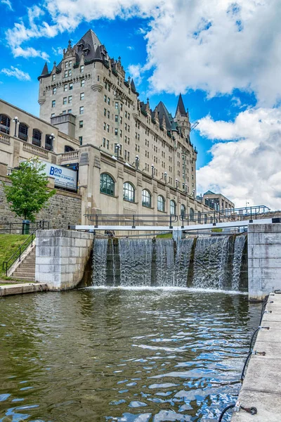 Canal Rideau em Ottawa, Canadá — Fotografia de Stock