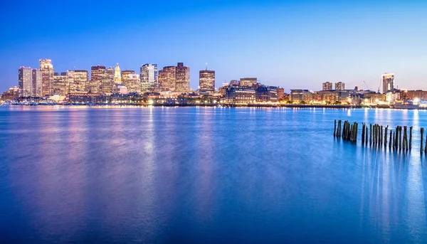 Vista del centro de Boston, Estados Unidos — Foto de Stock