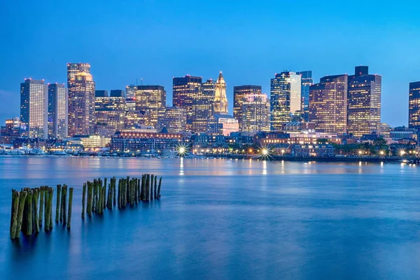 Blick auf Boston Innenstadt, USA — Stockfoto