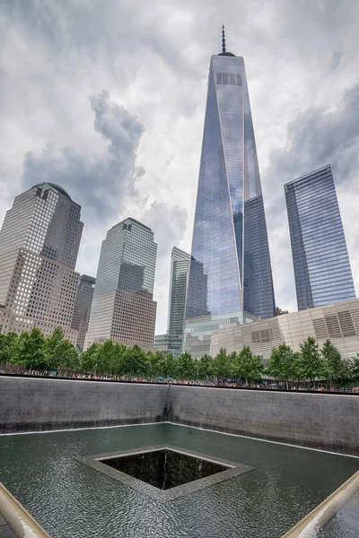 Dünya Ticaret Merkezi Ground Zero Memorial — Stok fotoğraf
