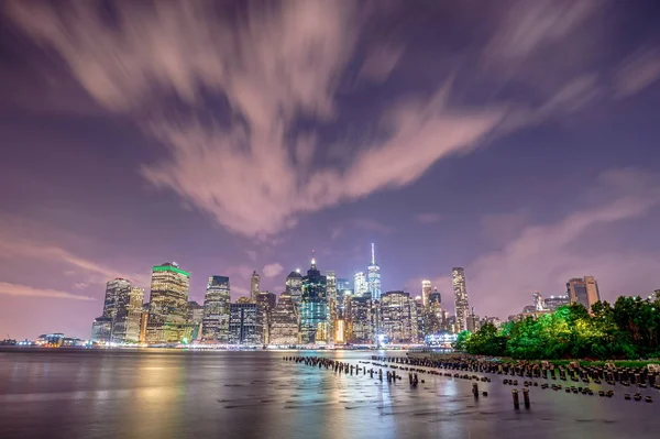 Vista de Manhattan em Nova York — Fotografia de Stock