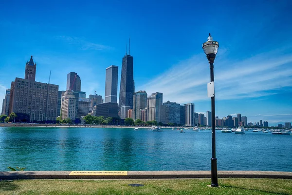Chicago skyline centro — Fotografia de Stock