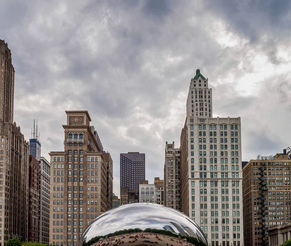 O portão de nuvens em Chicago — Fotografia de Stock