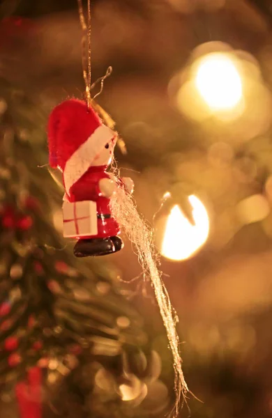 Decoration on Christmas tree — Stock Photo, Image
