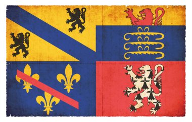 Fransız Ayrılışının Bayrağı Grunge stilinde yaratılmıştır