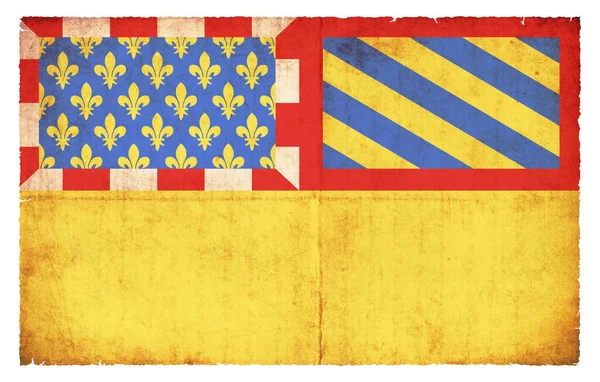 Vlag Van Het Franse Departement Cote Grunge Stijl — Stockfoto