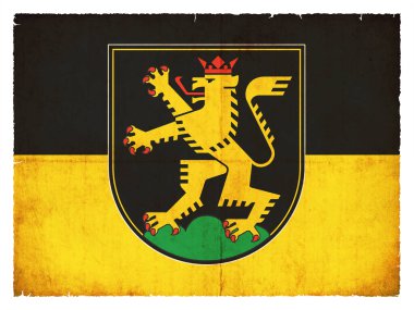 Alman kenti Heidelberg 'in bayrağı (Baden-Wuerttemberg, Almanya) grunge stilinde yaratılmıştır.