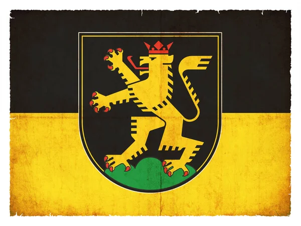 Vlag Van Duitse Stad Heidelberg Baden Wuerttemberg Duitsland Grunge Stijl — Stockfoto