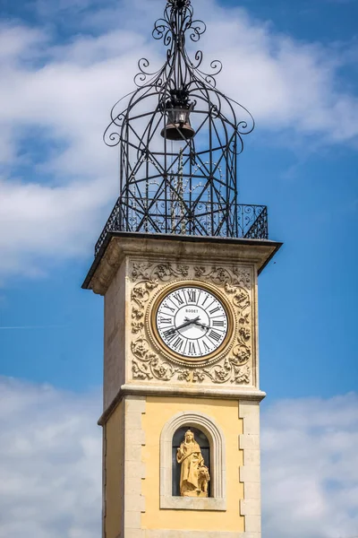 Kloktoren Het Dorp Sisteron Provence Frankrijk — Stockfoto