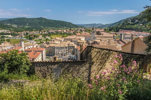 Вид Старый Город Sisteron Прованс Франция — стоковое фото