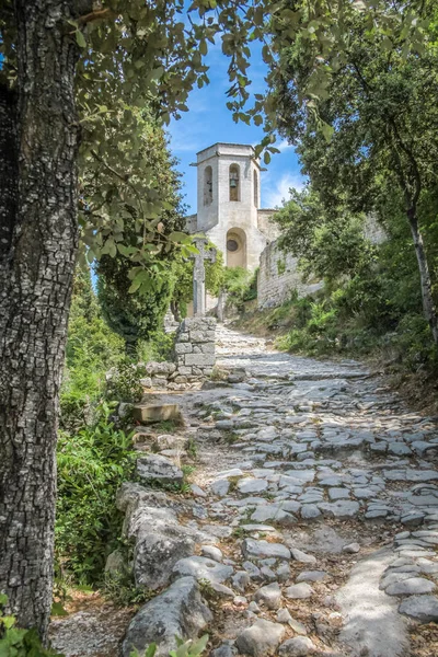 Oppede Vieux Köyündeki Eski Kilise Provence Fransa — Stok fotoğraf