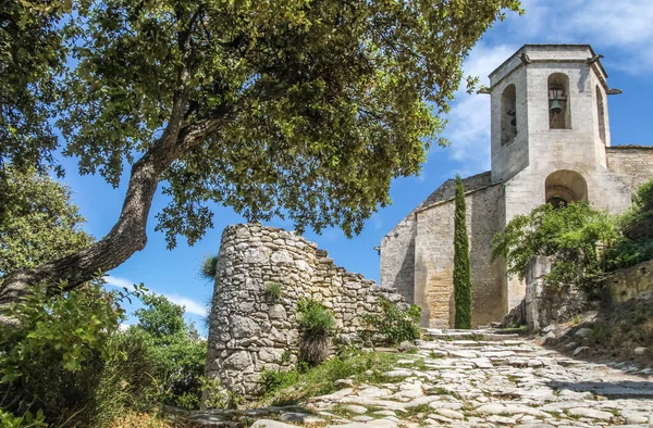 Oude Kerk Het Dorp Oppede Vieux Provence Frankrijk — Stockfoto