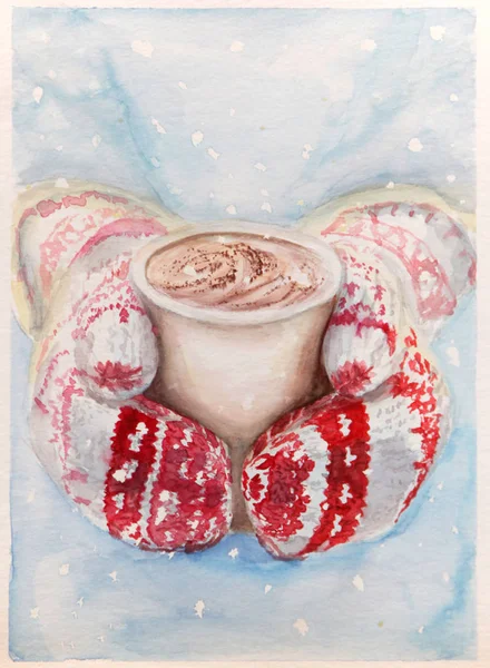 mittens Kupası ile elinde