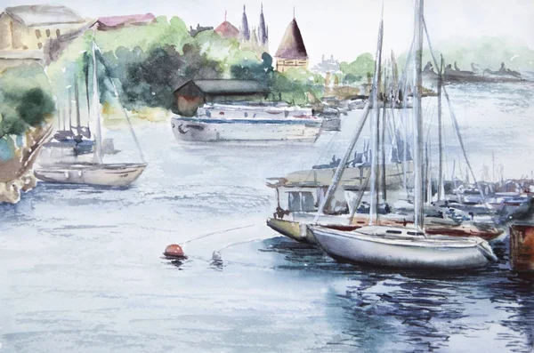 yelkenli tekne üzerinde