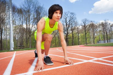 Başlangıç konumunda çalışan