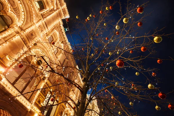 Moskova'da Noel'de bina sakız — Stok fotoğraf