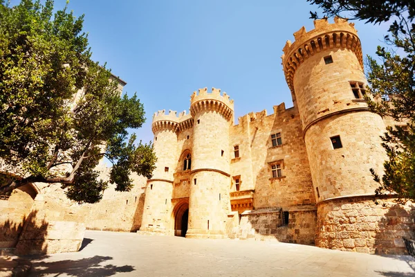 Palacio de Castello en la isla de Rodas —  Fotos de Stock