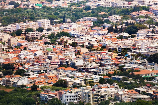 Paisaje urbano de Rodas en un día soleado — Foto de Stock