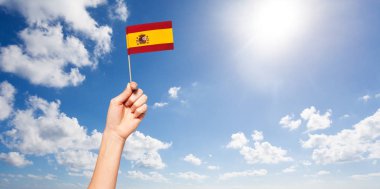 el tutma İspanyol bayrağı 