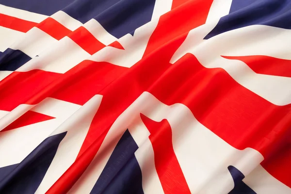 Waving national flag of Great Britain — Stock Photo, Image
