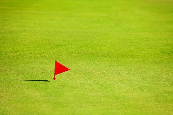 Red flag marker — Stock Photo, Image