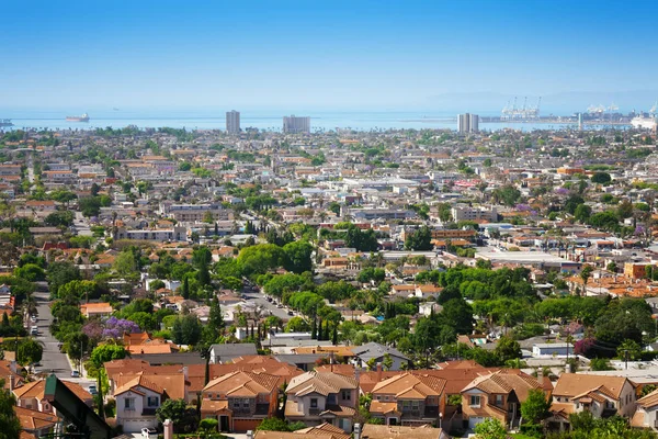 Krásné panoráma města Long Beach — Stock fotografie