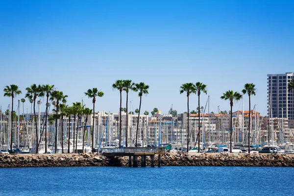 Beau paysage urbain de Long Beach — Photo