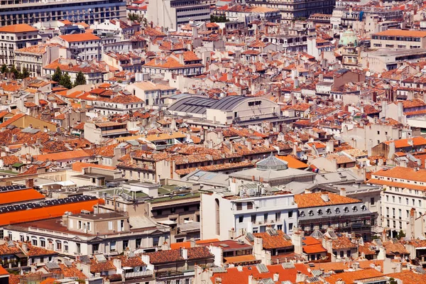 Widok Stare Miasto Marsylia Słoneczny Dzień Francja — Zdjęcie stockowe