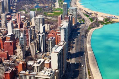 Chicago, Michigan 'daki Concrete plajı ve i41.