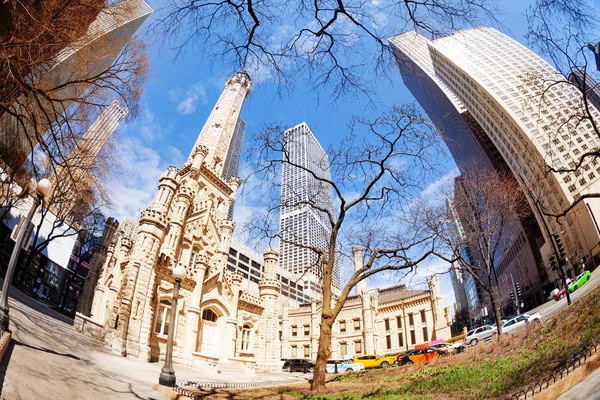Chicago Water Tower at North Michigan Avenue, USA — Stock Photo, Image