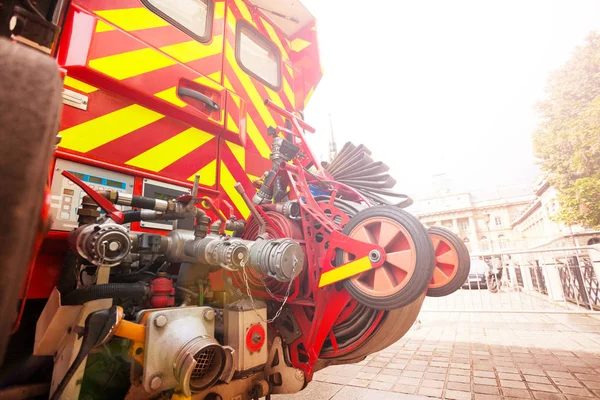 Fermeture de la voie de feu française sur la rue Paris — Photo